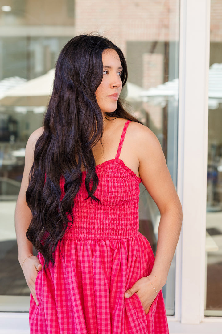 The Cherry On Top Gingham Maxi Dress