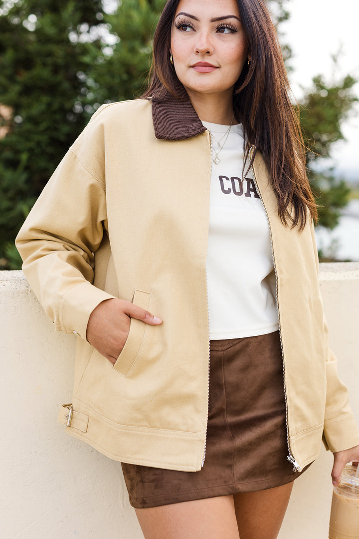 The Desert Palm Suede Mini Skirt