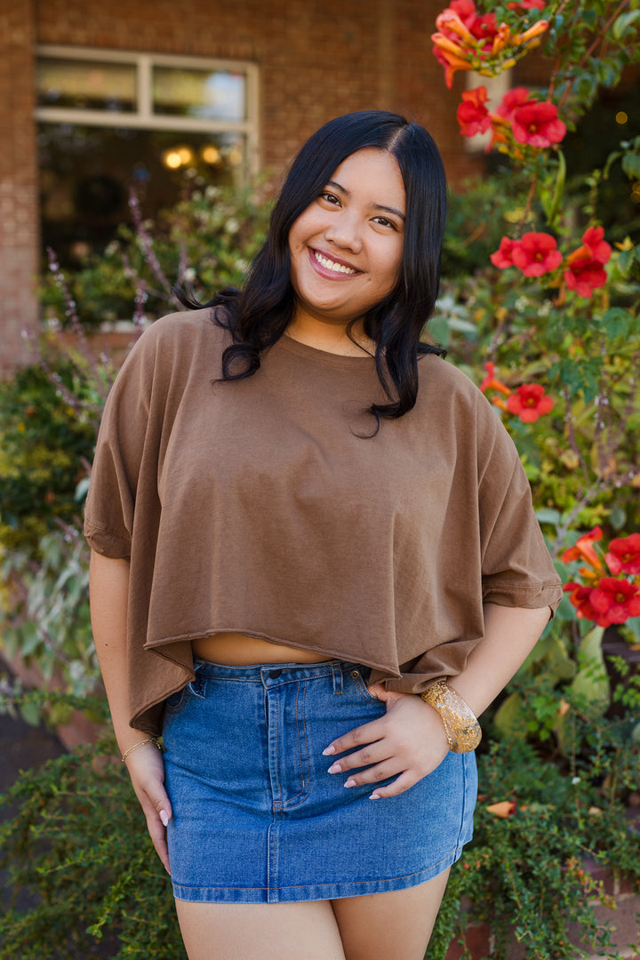 The Only One Dye & Wash Oversized Top