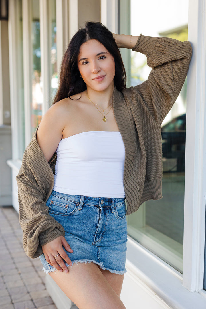 The Bubble Trouble Cropped Cardigan