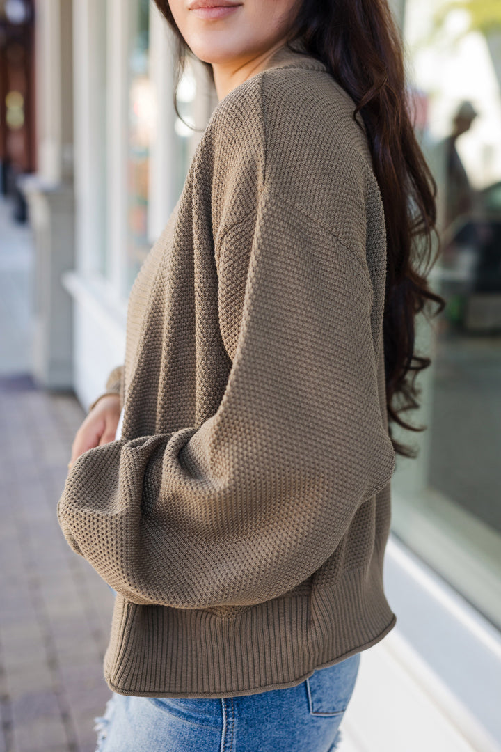 The Bubble Trouble Cropped Cardigan