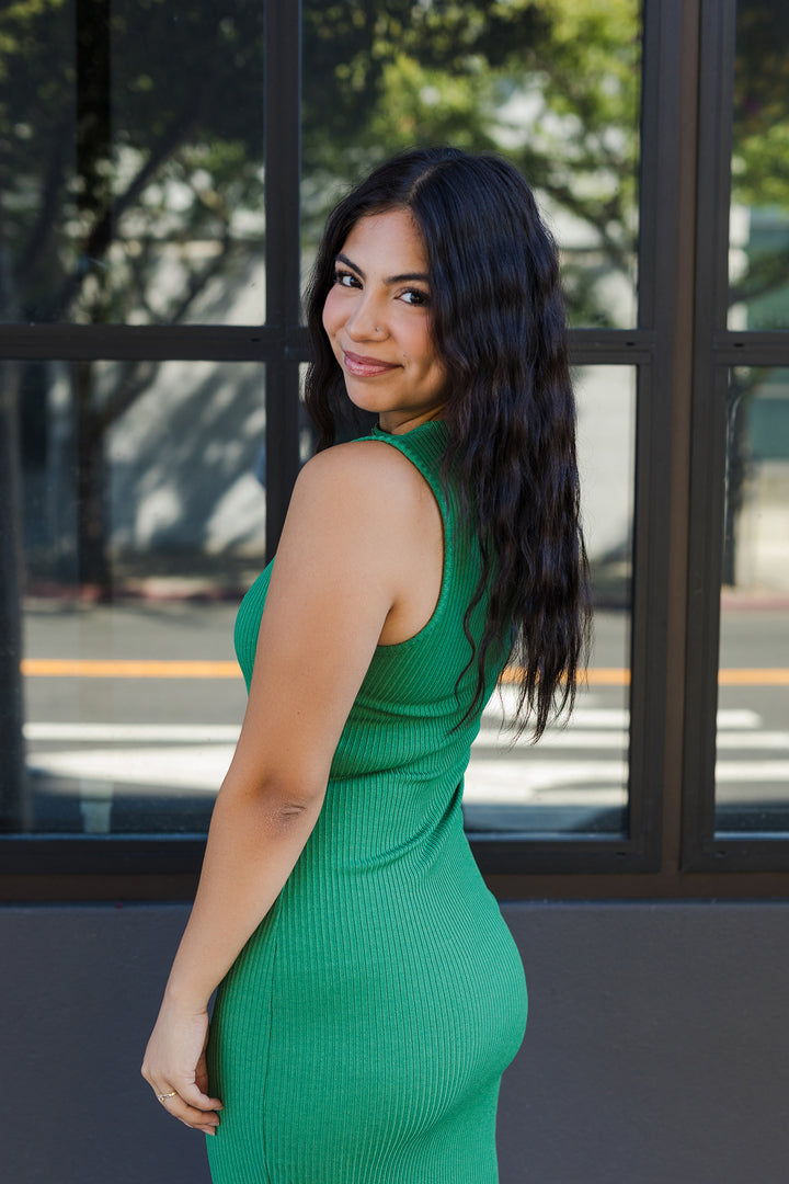 The Better Than Basic Ribbed Midi Dress