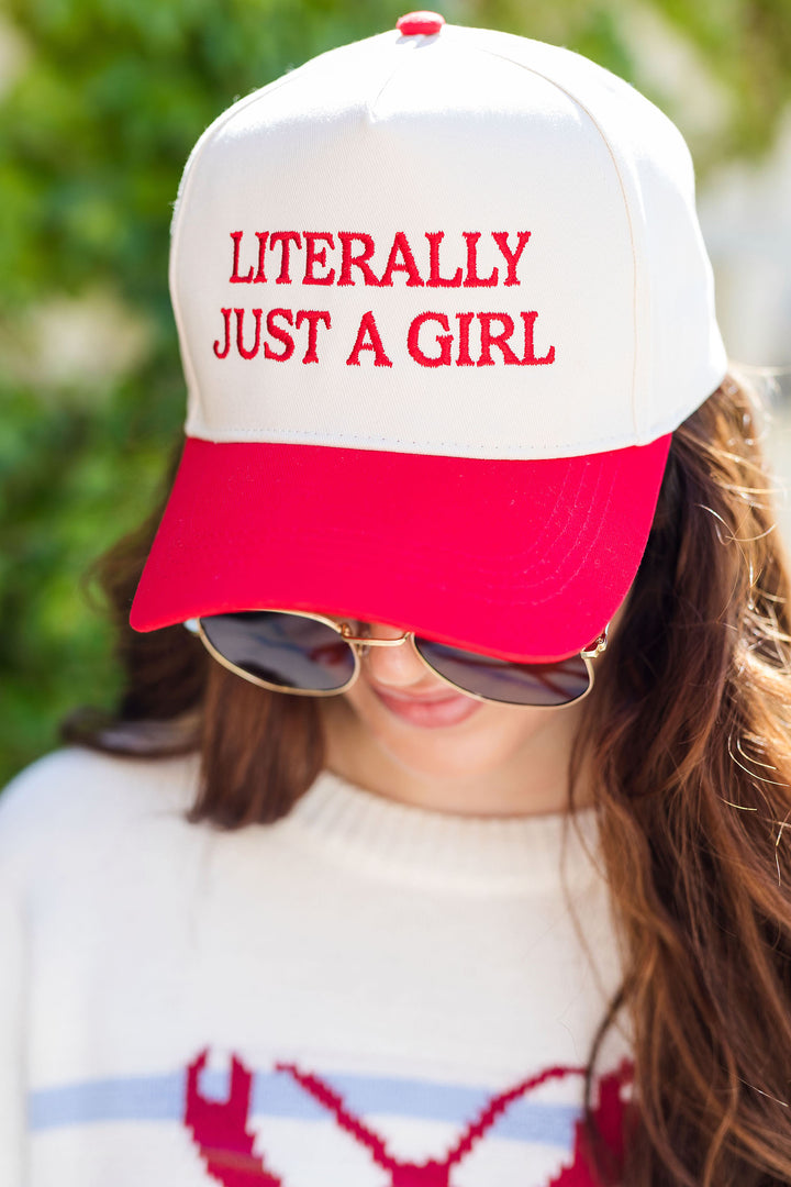 The "Literally Just A Girl" Trucker Hat