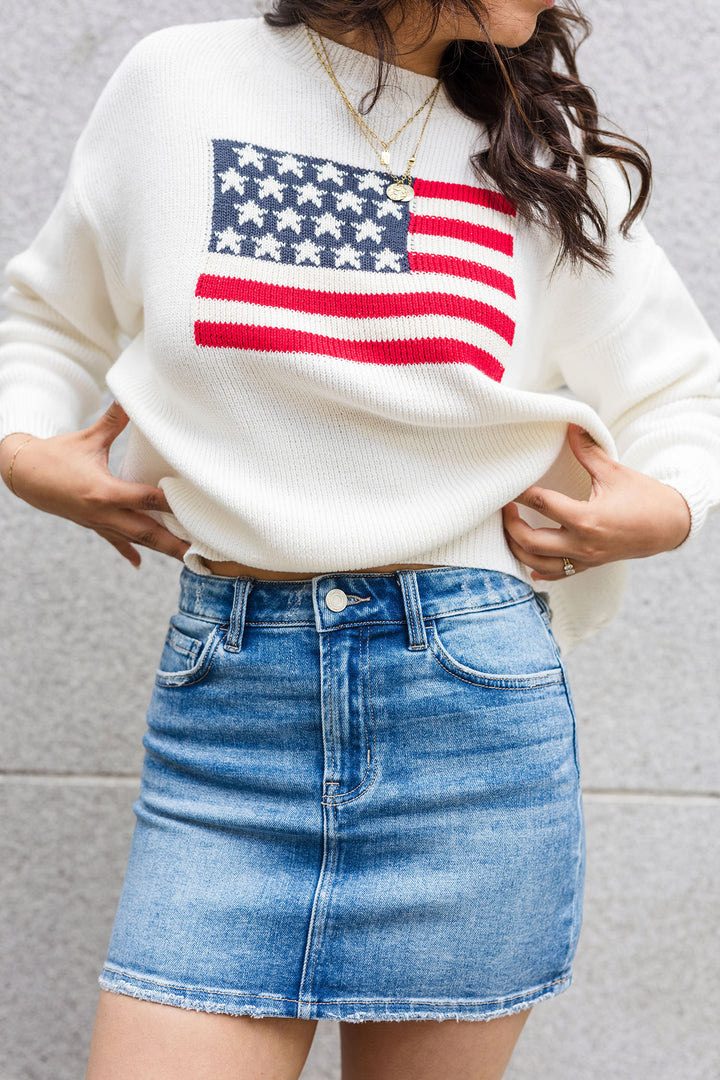 The Charlie Denim Mini Skirt