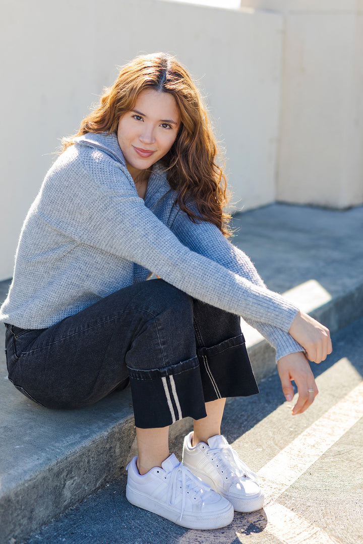 The Off The Cuff Black Denim Pants