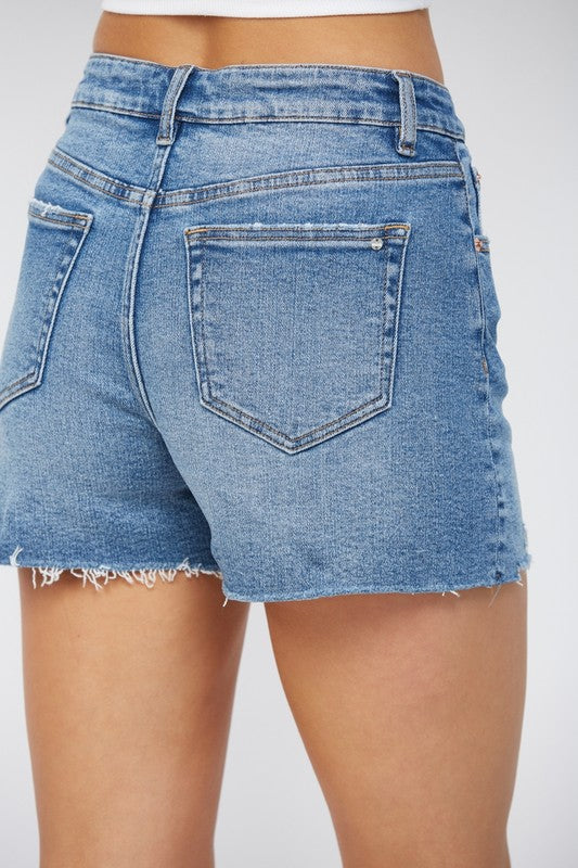 The Forget Him High Rise Cutoff Denim Shorts