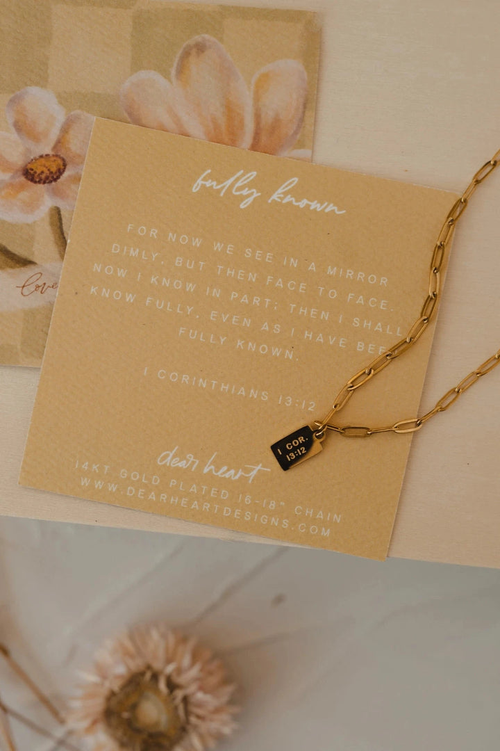 The Fully Known Mini Tag Necklace