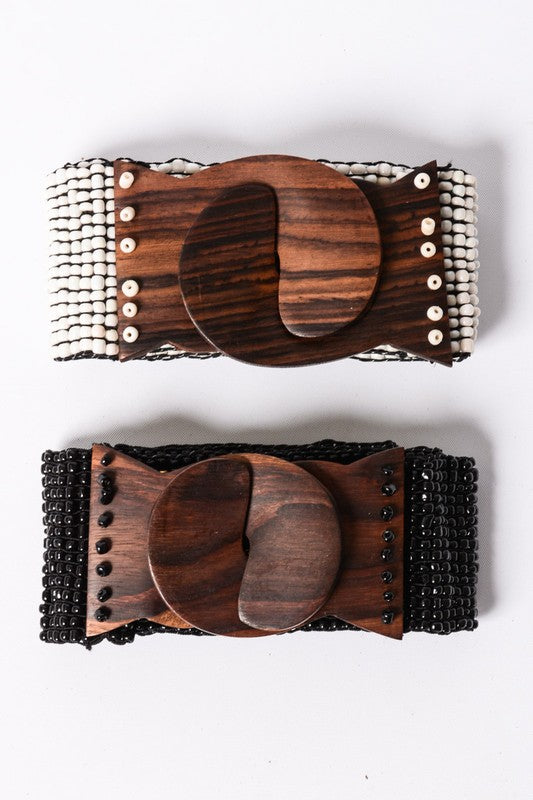 The Taos Tribal Beaded Stretch Belt