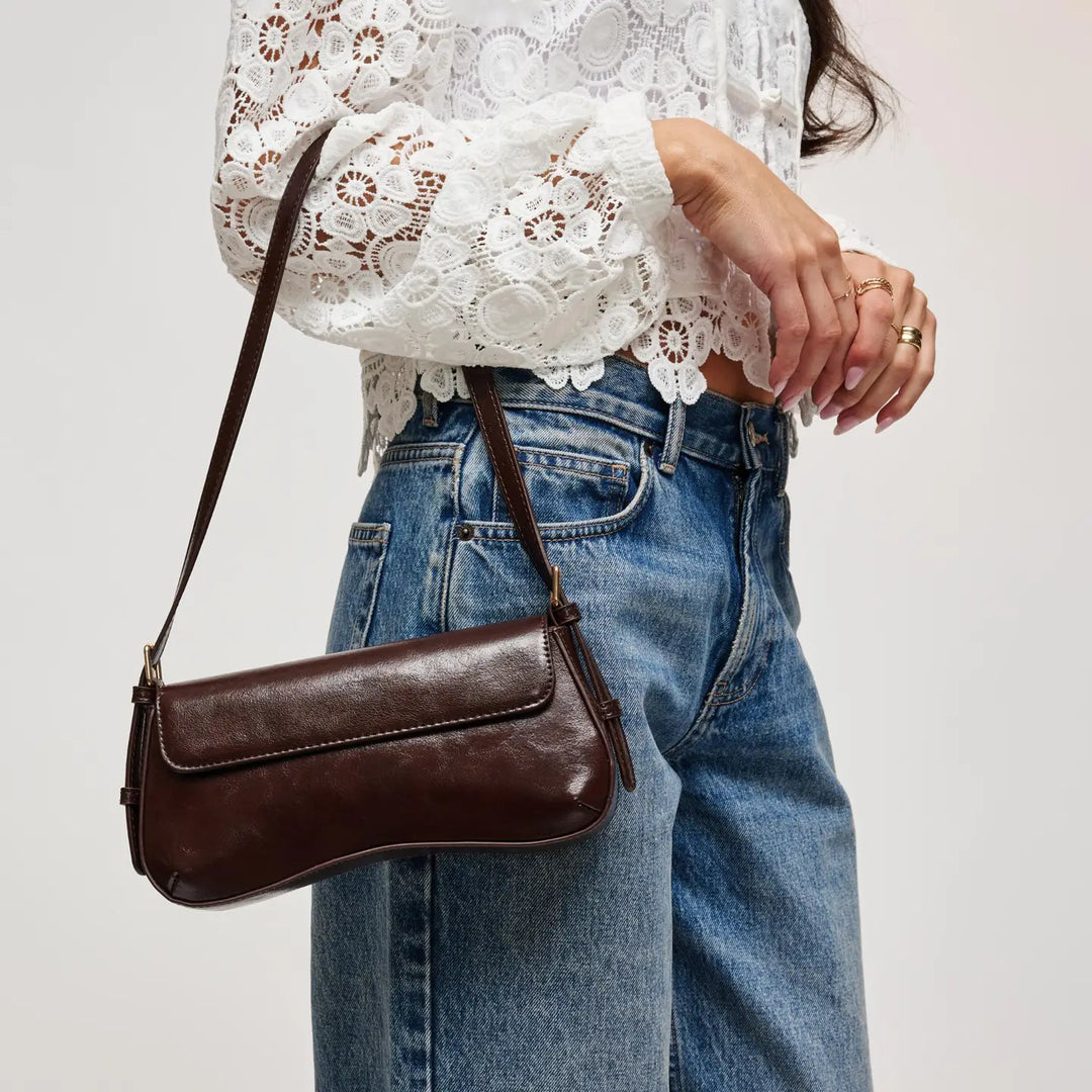 The Jameson Espresso Shoulder Bag