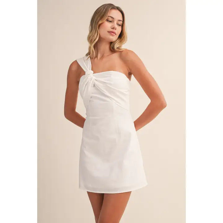 The Weekend Escape One Shoulder Mini Dress