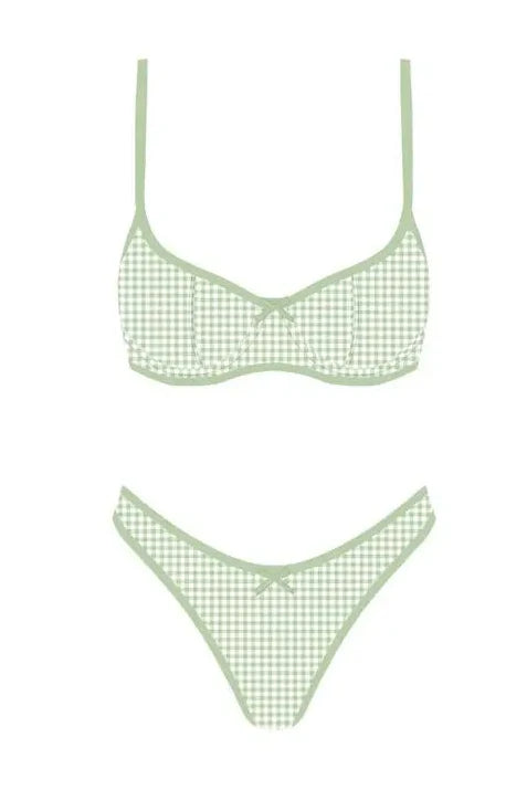 The Seaside Picnic Bikini Top