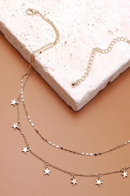 The Dainty Disc Star Necklace