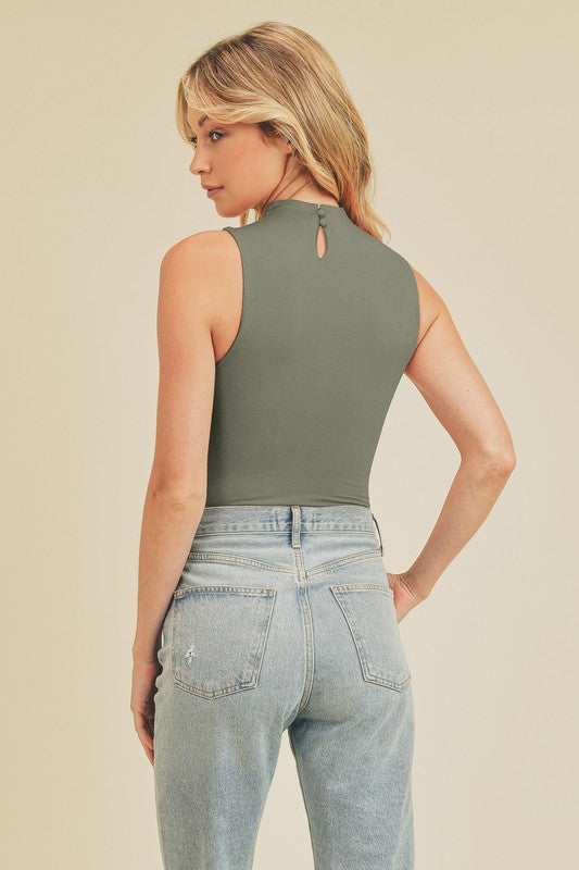 The Cassidy Mock Neck Bodysuit