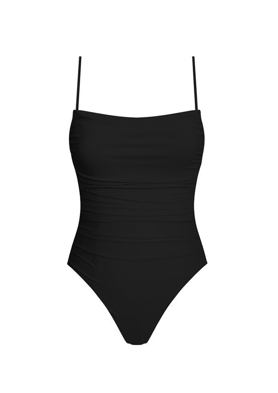 The Beachside Dreaming Black One Piece Swimsuit