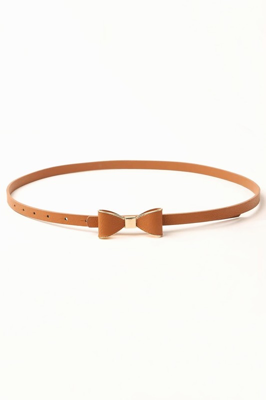 The Coquette Bow Skinny Belt