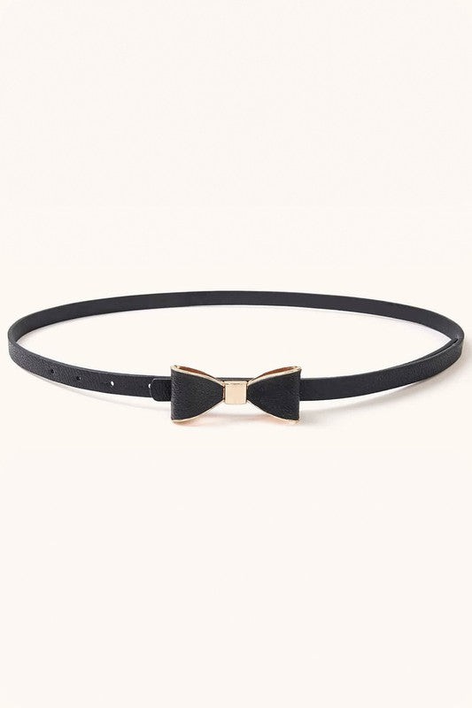 The Coquette Bow Skinny Belt