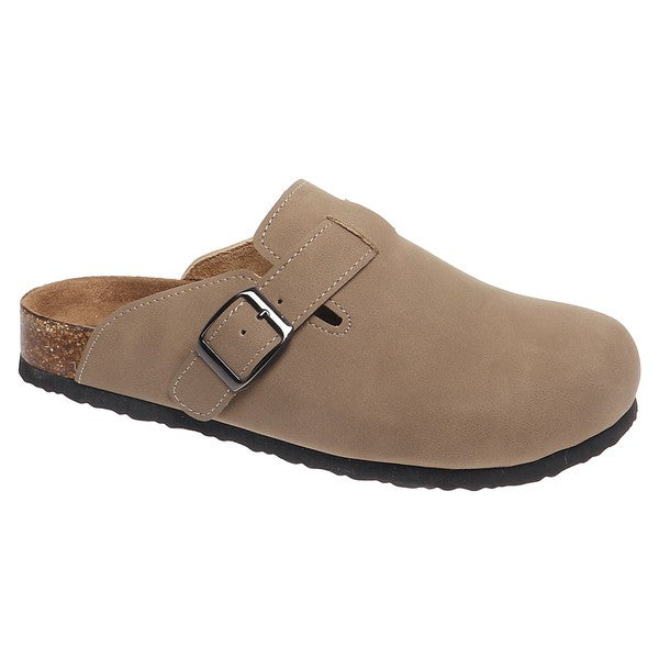 Girls Faux Leather Clogs