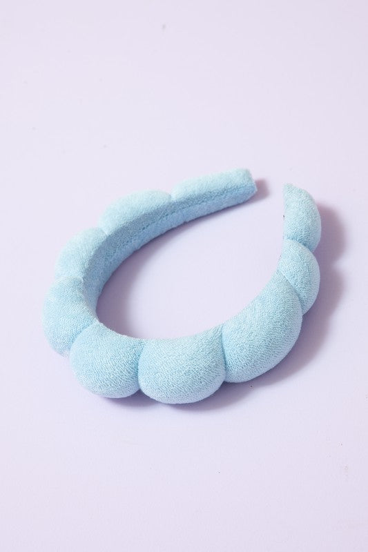 Terry Cloth Sponge Spa Headbands