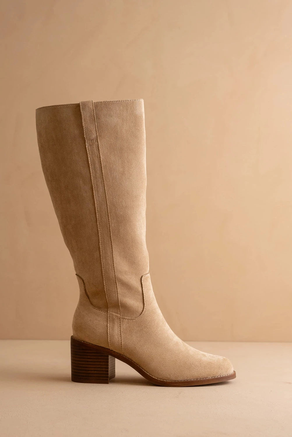 The Harriet | Almond Tall Riding Boots