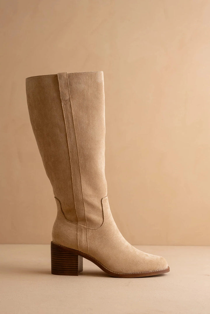The Harriet | Almond Tall Riding Boots