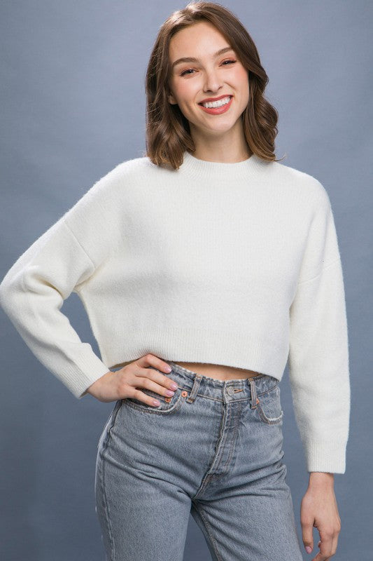 The Angelic One Cropped Sweater