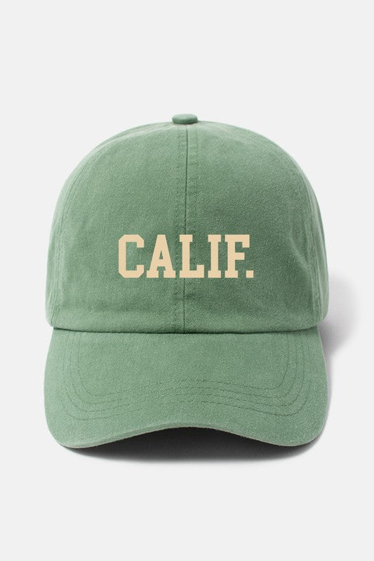 The Calif Embroidered Baseball Hat