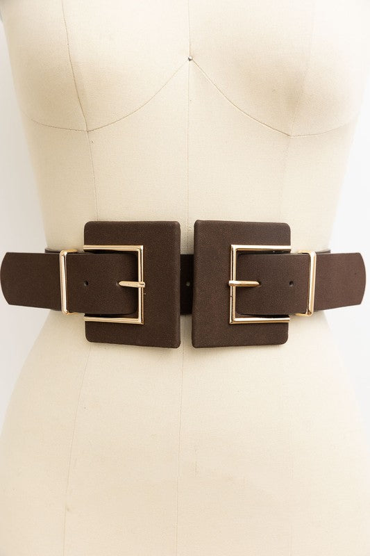 The Double Buckle Elastic Belt