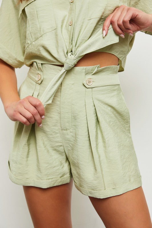 The Easy Breezy Pintuck Shorts