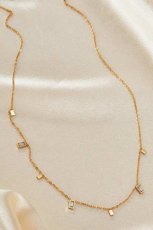 The Blink and You'll Miss It Crystal Charm Necklace