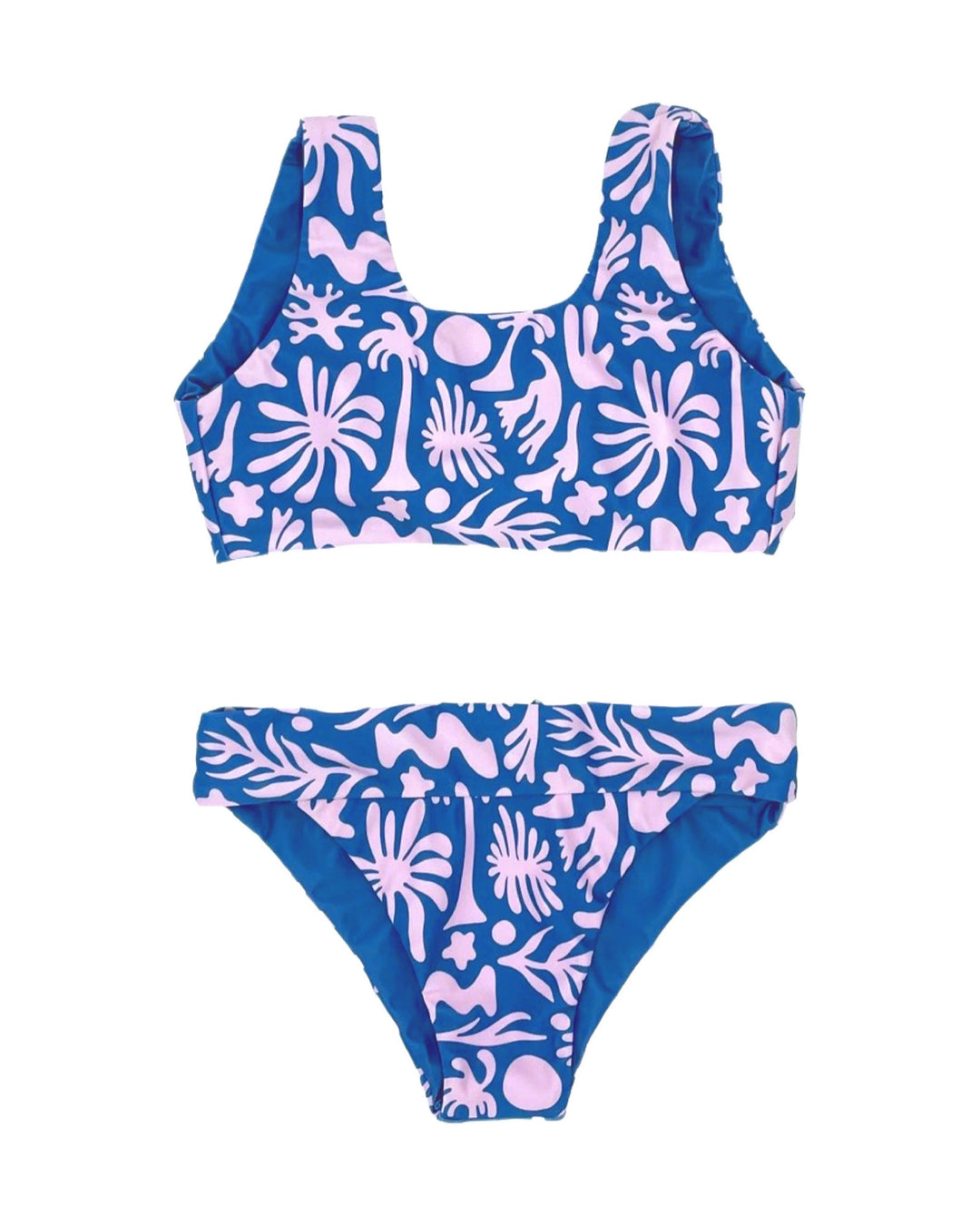 The Girls Island Hopper Blue & Pink Bikini