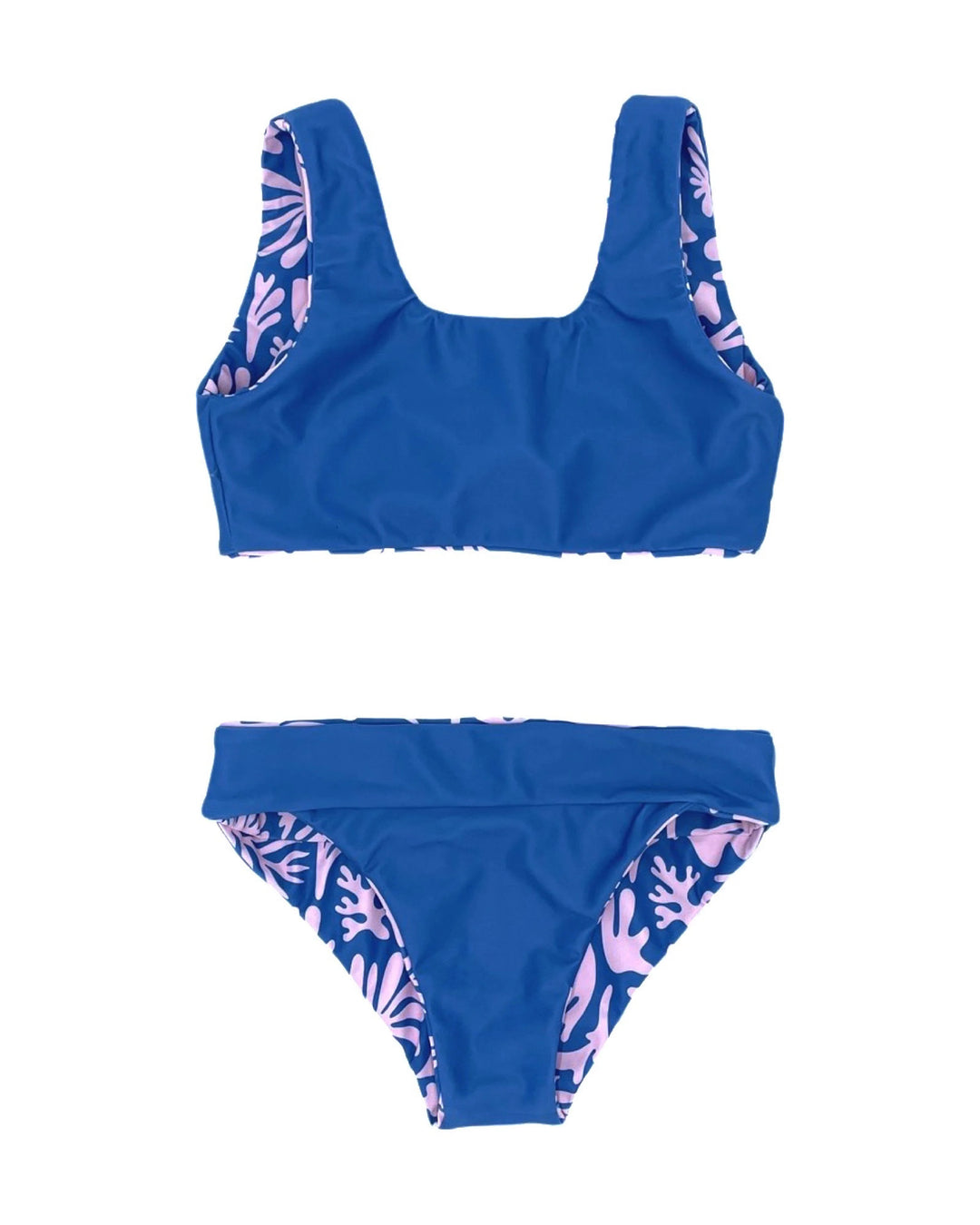 The Girls Island Hopper Blue & Pink Bikini