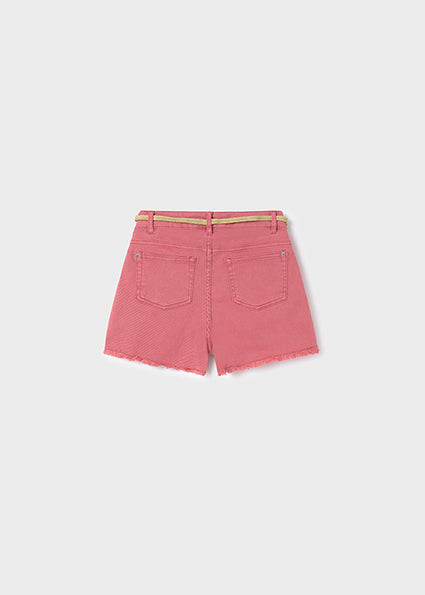 The Girls Here Comes Summer Blush Belted Shorts