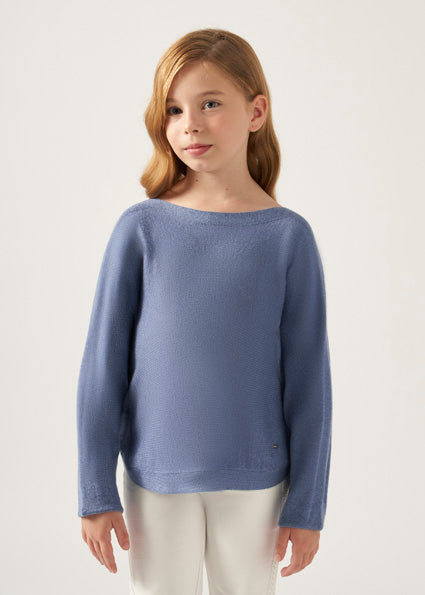 The Girls Summer Skies Cobalt Blue Sweater