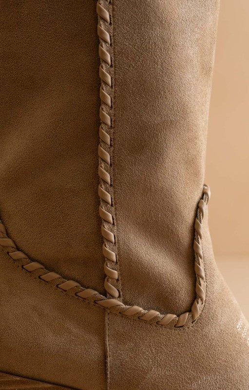 The Hold Your Horses Whipstitch Cowgirl Boots