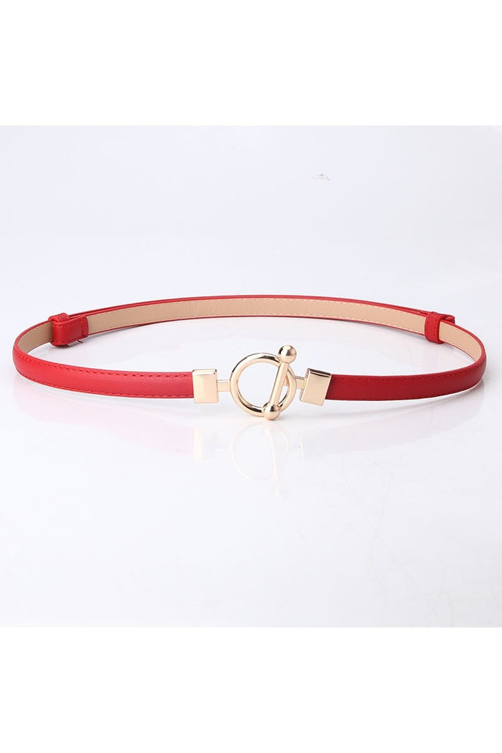 The Rutherford Circle Clasp Thin Belt