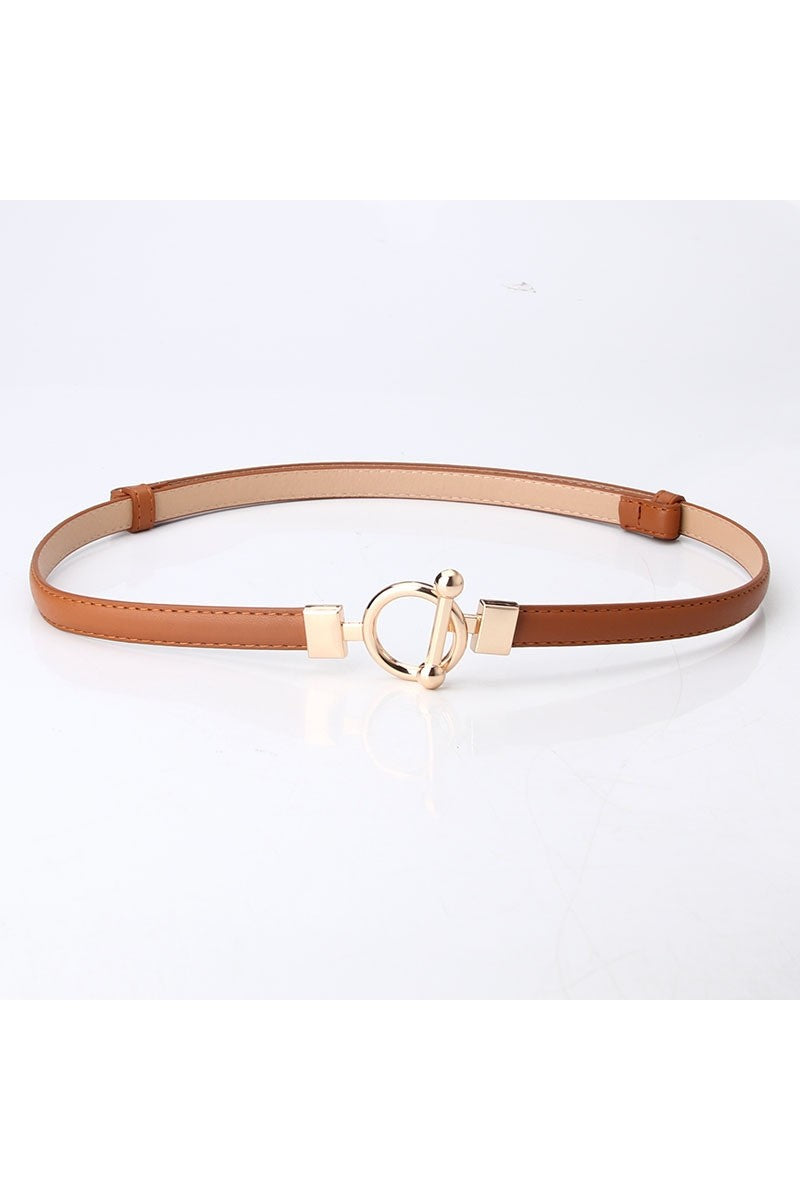 The Rutherford Circle Clasp Thin Belt