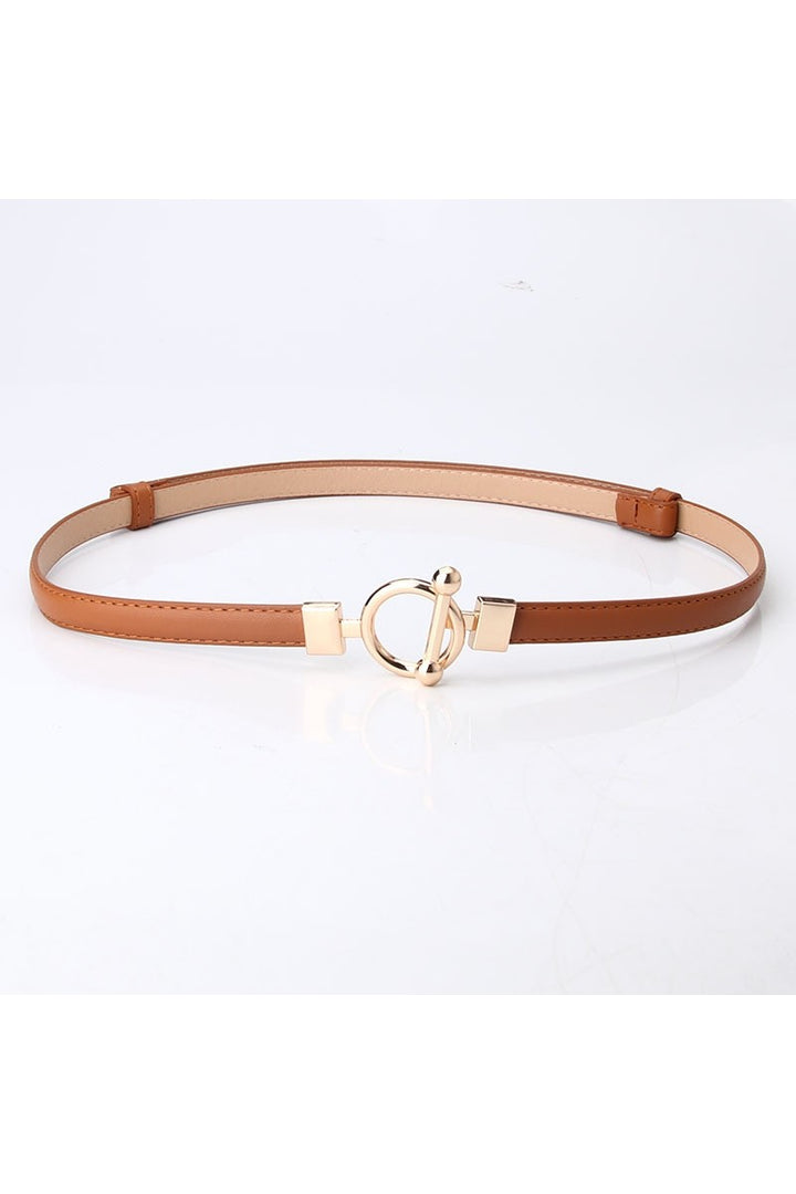 The Rutherford Circle Clasp Thin Belt