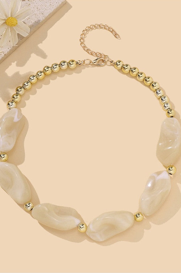 The Colorful Irregular Acrylic Bead Necklace