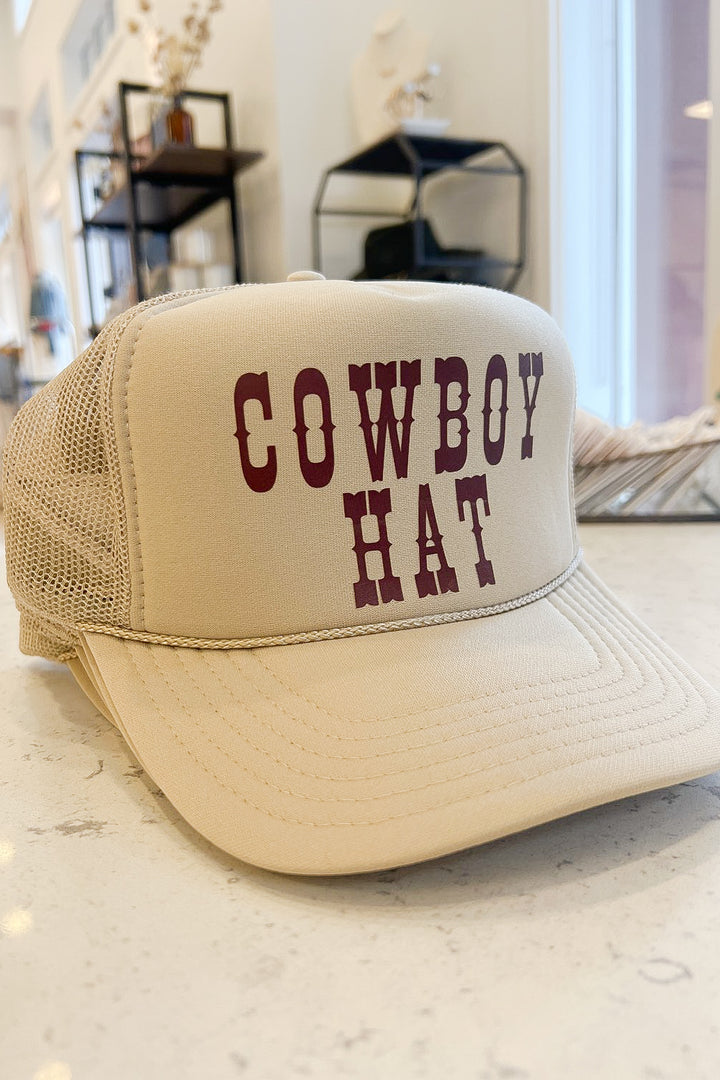 The Cowboy Hat Trucker Hat