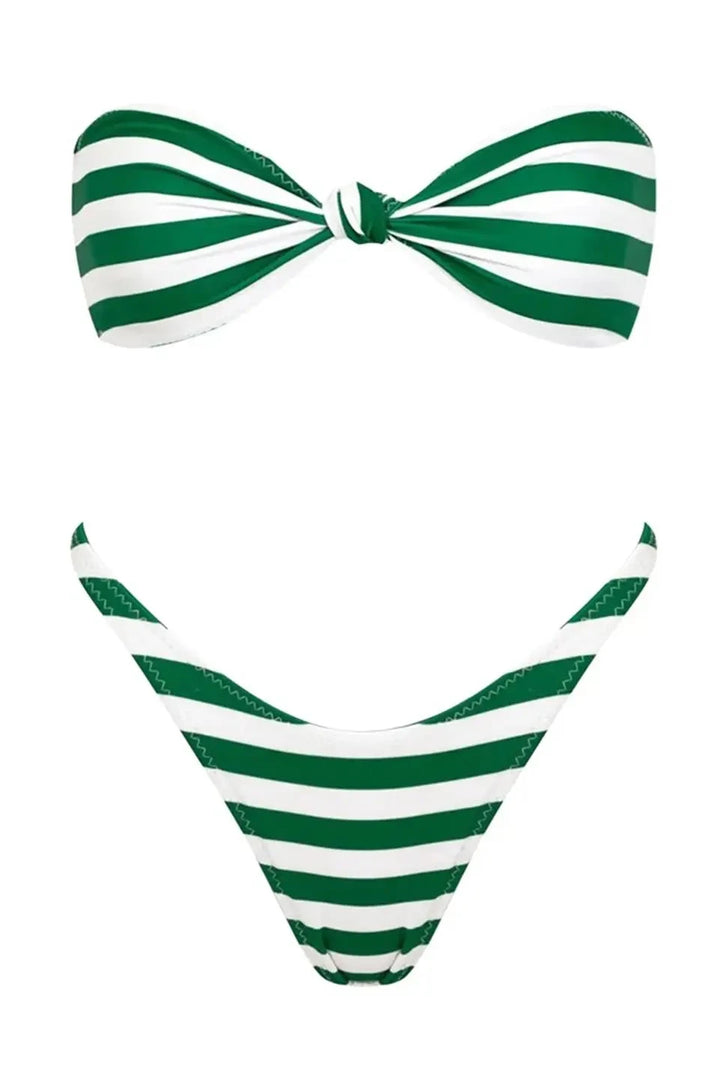 The Heavenly Striped Bikini Bottoms