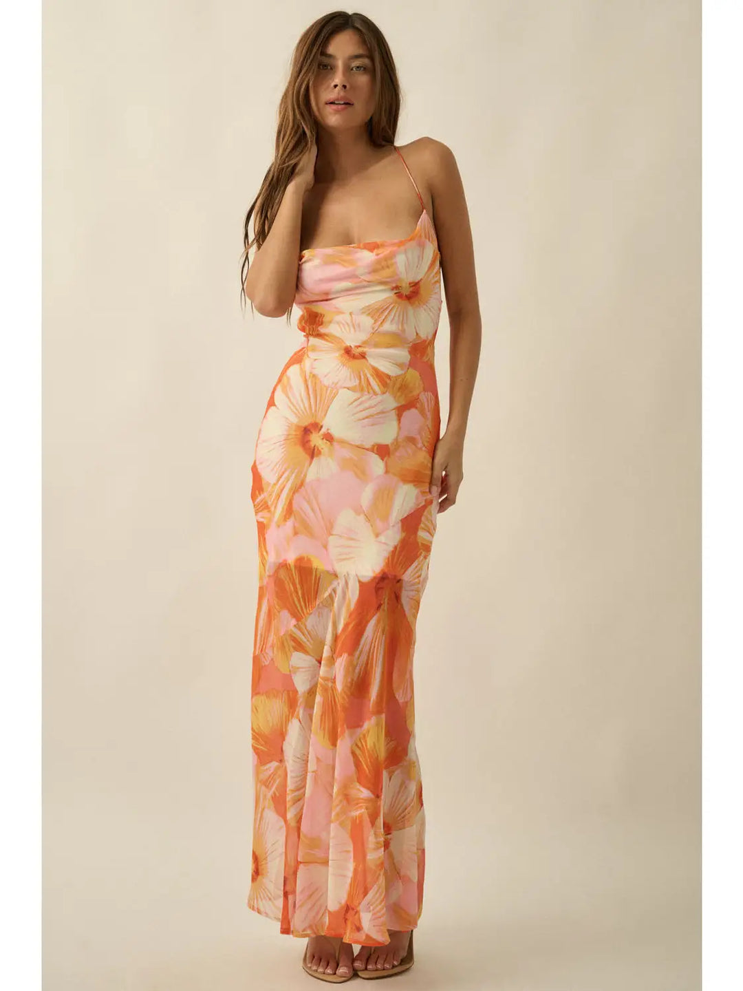 The Ever Bloom Open-Back Maxi Dress