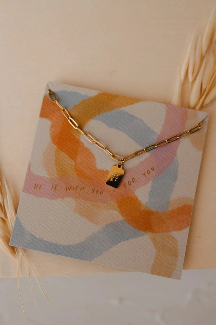 The With You Mini Tag Necklace