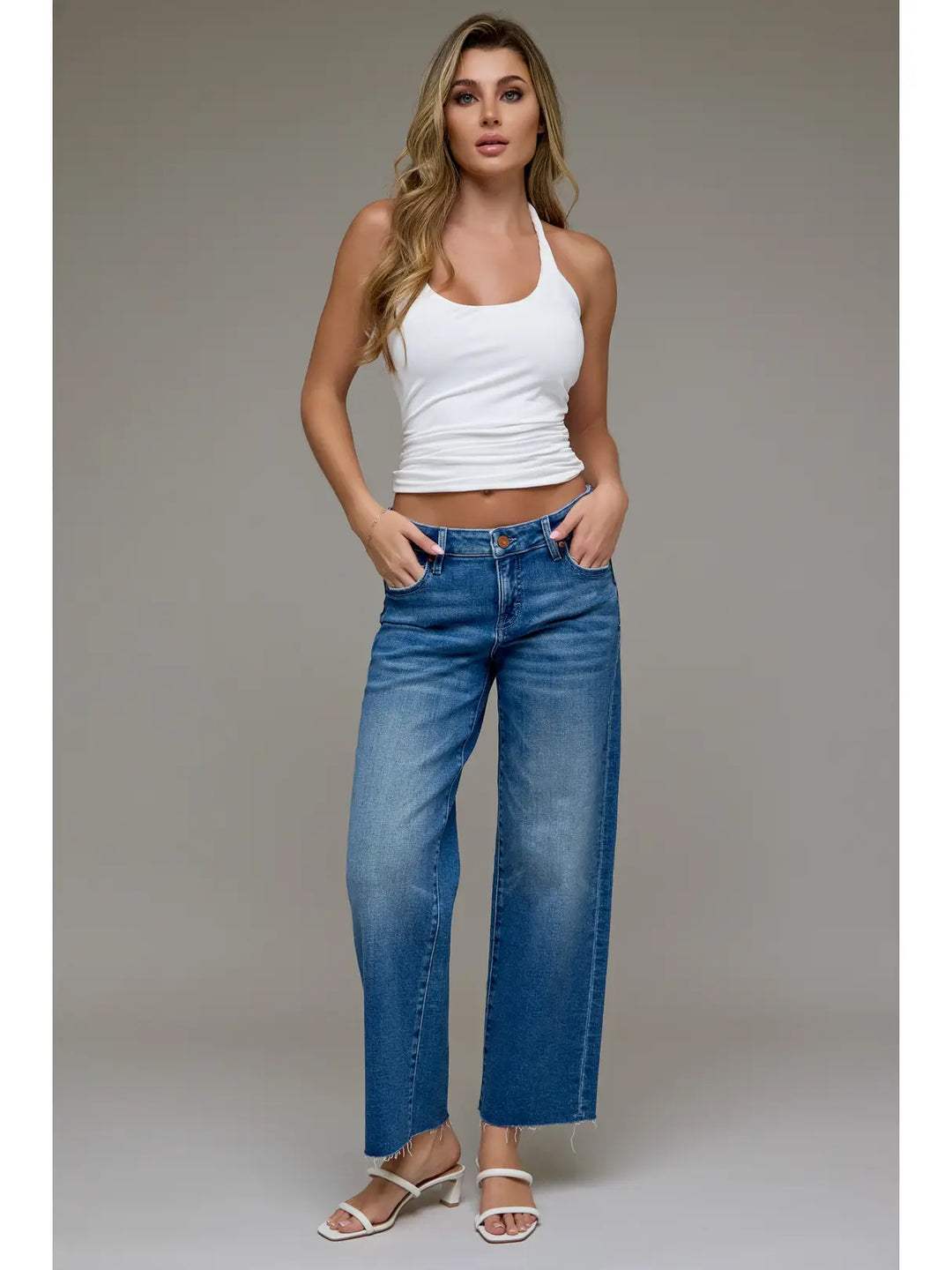 The Roadhouse Blues Cropped Low Rise Jeans