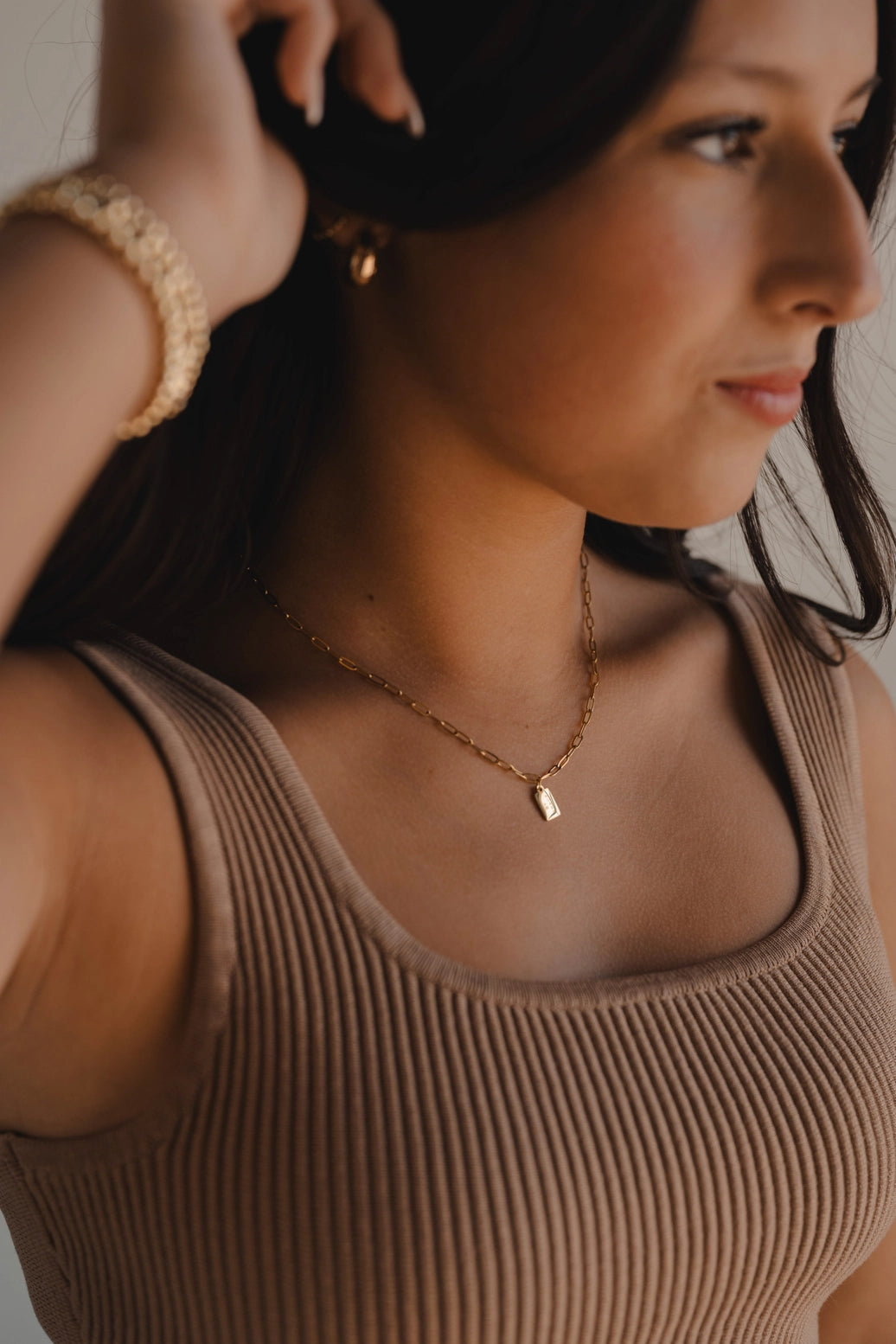 The By Grace Mini Tag Necklace