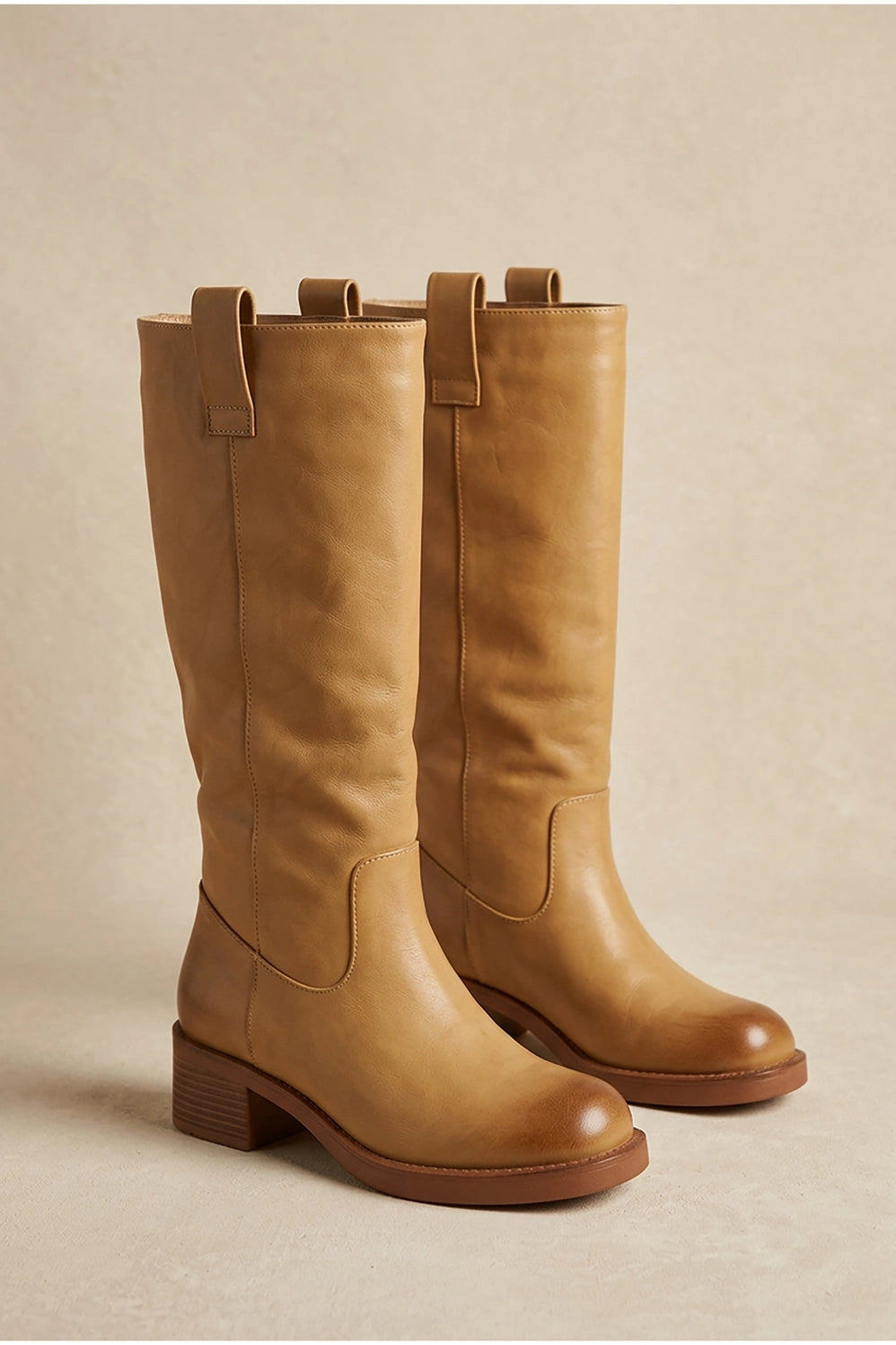 The Ellie Banana Square Toe Boots