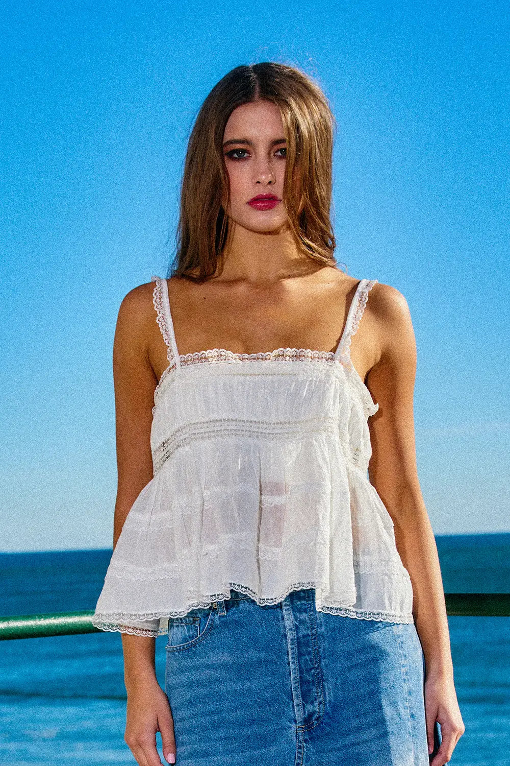 The Love Letters Lace Cami Top