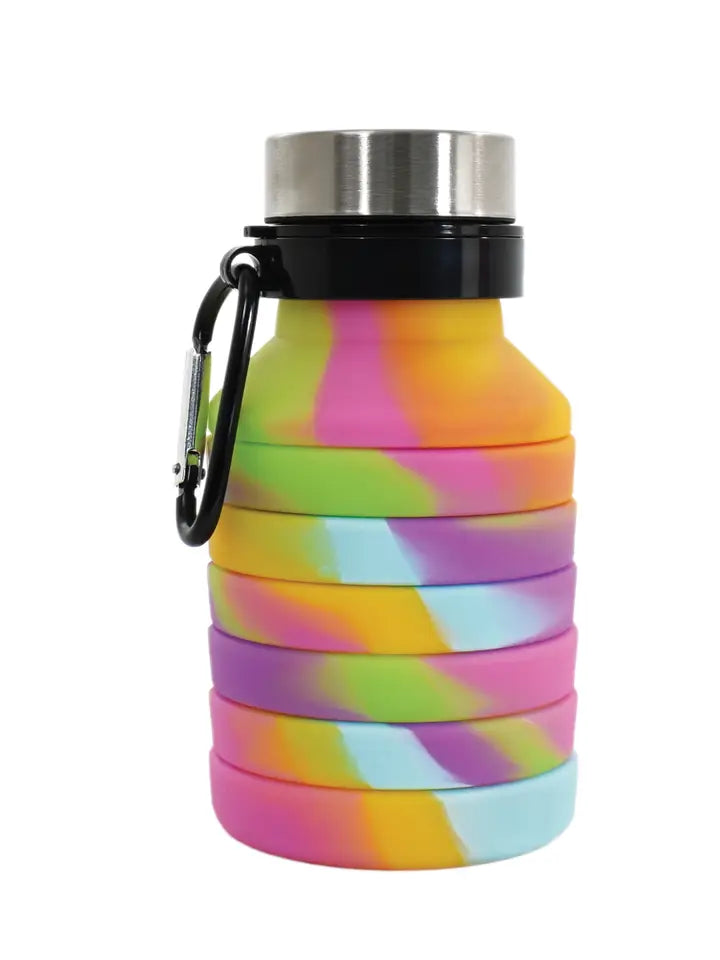 The Girls Tie Dye Collapsible Water Bottle