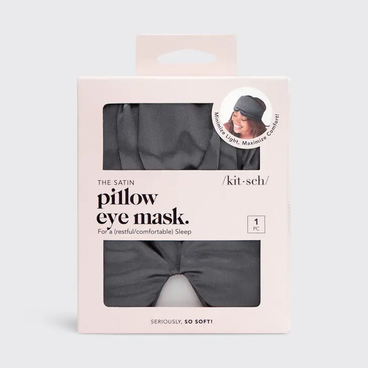 The Charcoal Pillow Eye Mask by Kitsch