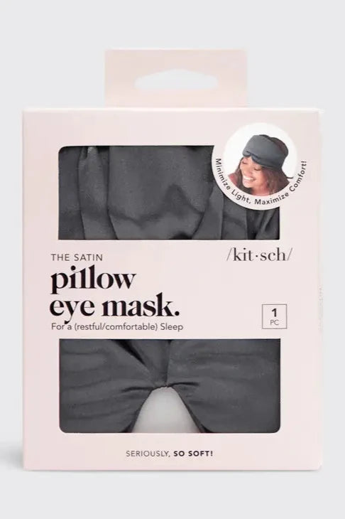 The Charcoal Pillow Eye Mask by Kitsch