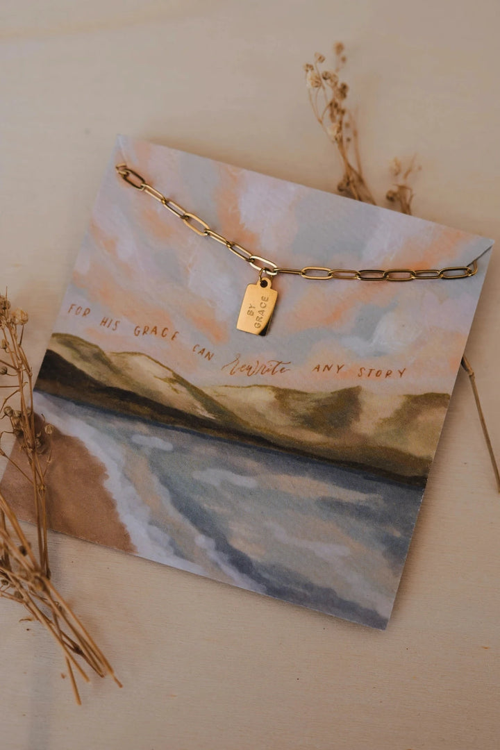The By Grace Mini Tag Necklace